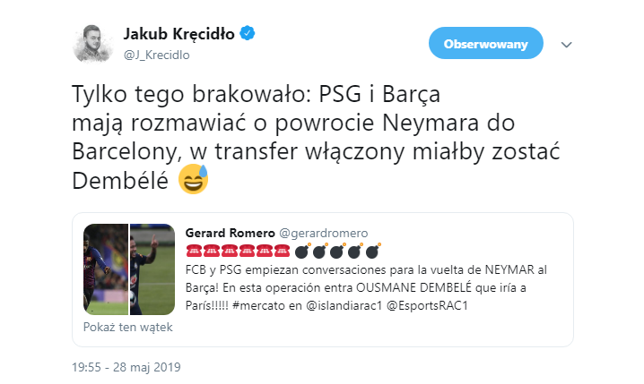 HIT! Neymar może wrócić do Barcy! MOŻLIWA WYMIANA :D